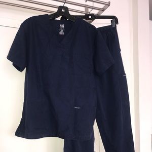 Dagacci Scrub Sets-2 for 1 Deal-Navy and Turquoise